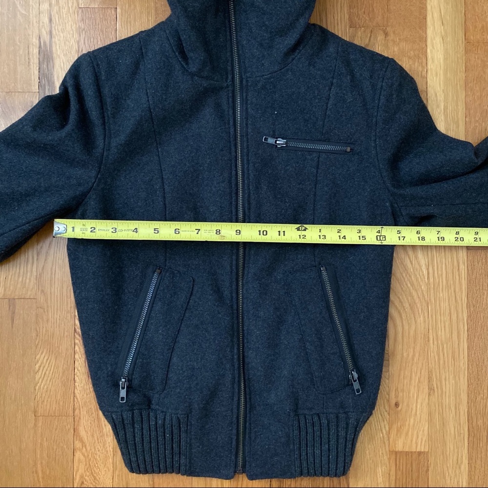 {Express} Grey Wool Jacket - Picture 8 of 10